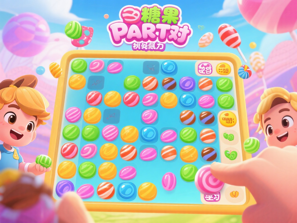 糖果派对的玩法简单但极具挑战性，玩家需要通过操作将