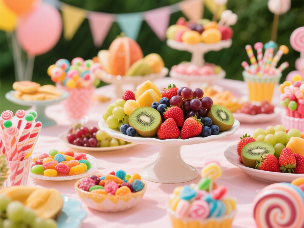 “畅享水果派对与糖果派对的欢乐甜蜜盛宴”