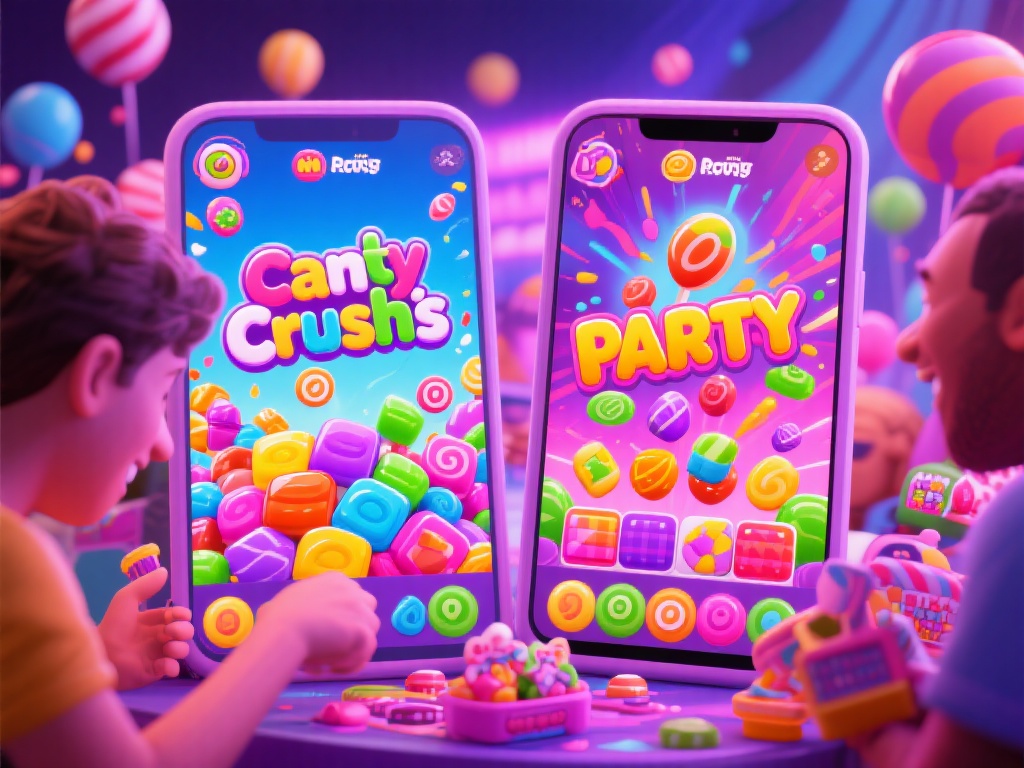 糖果派对梦幻彩球精美图片视觉盛宴