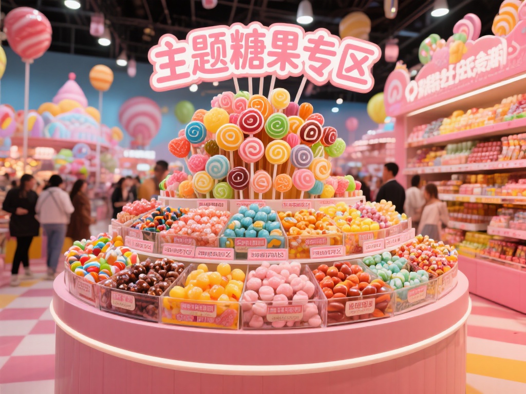 甜蜜来袭糖果派对狂欢盛宴开启欢乐之旅 在糖果狂欢盛宴上,执着于单一品类的时代早已过去,多