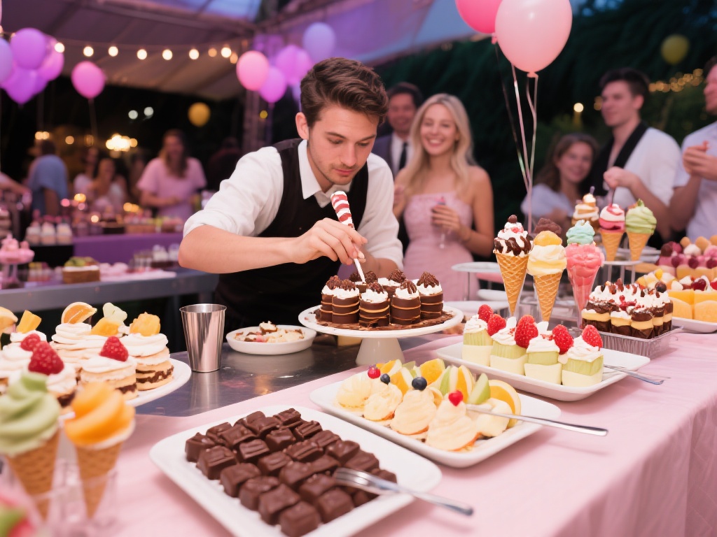 自助甜品派对的另一个亮点就是其高度的定制化。在派对