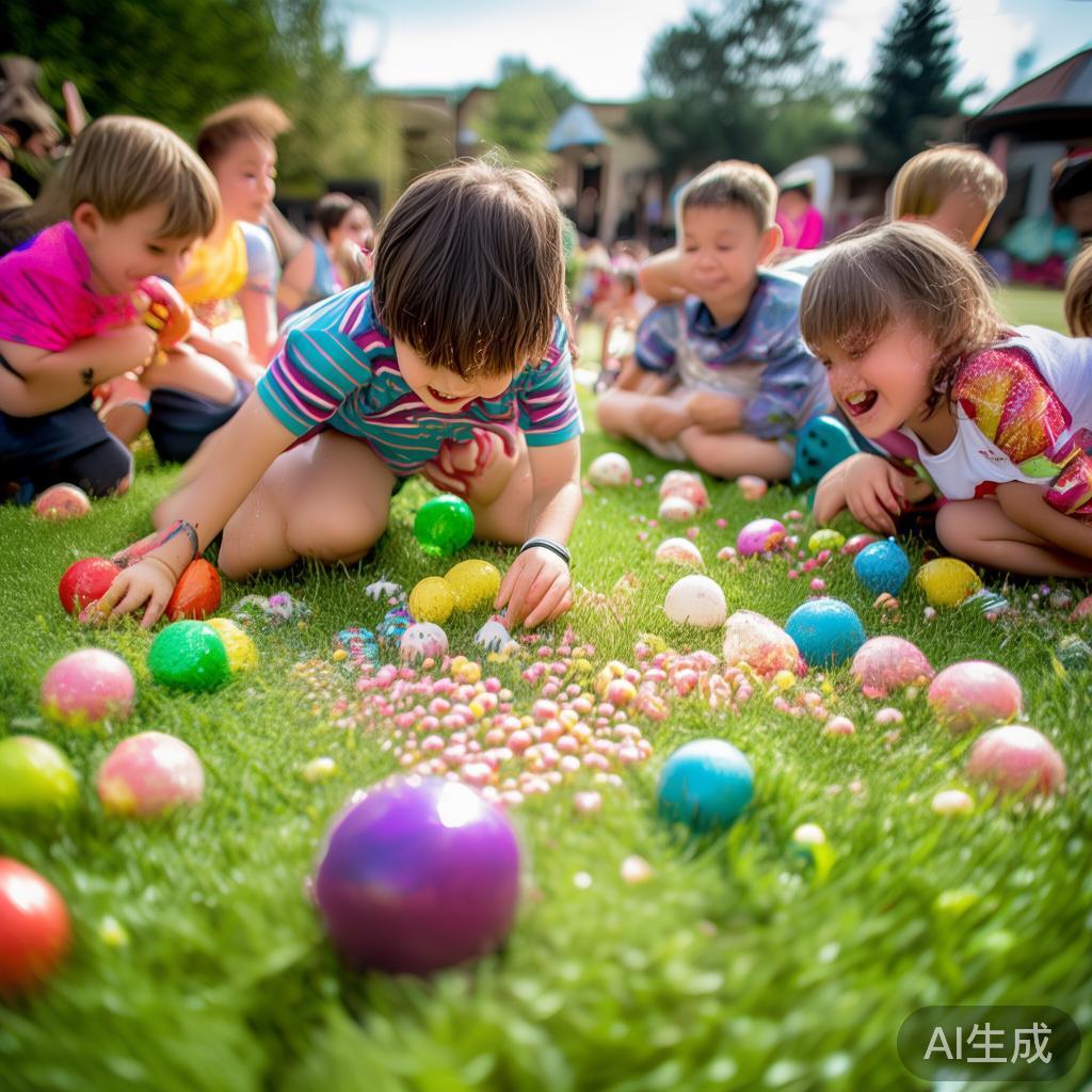 欢乐派对送糖果的精彩瞬间合集:欢乐时光不停歇 在一次社区举办的儿童节庆典中,组织者设置了“糖果宝