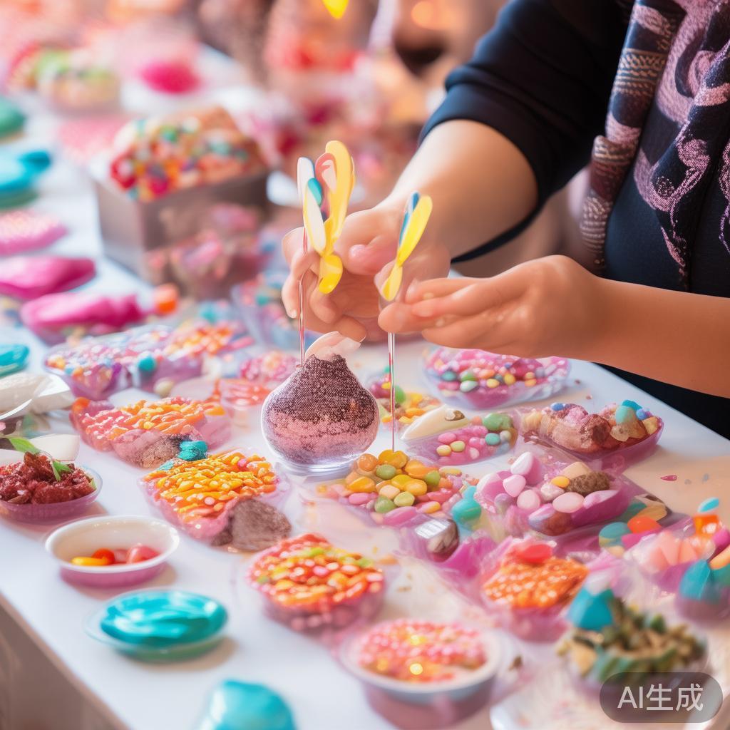 在“糖果派对”中，关键在于提供丰富的互动体验。这不