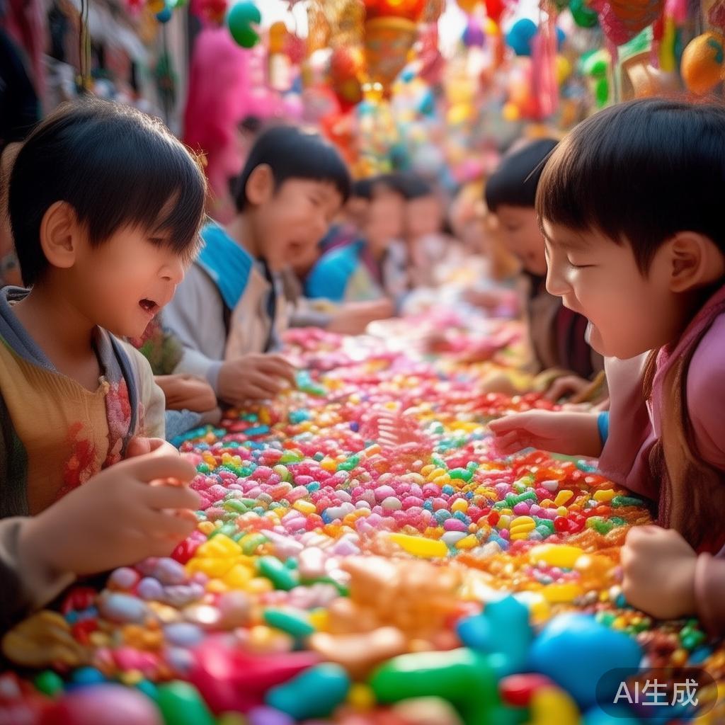 童年时光充满无限的想象与趣味，而糖果派对则成为了许