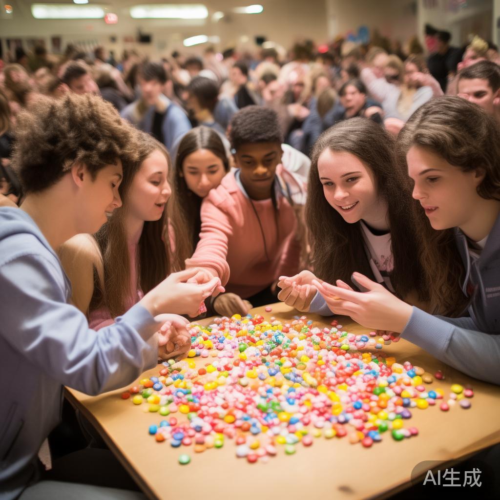 糖果派对论的深入解析与思想层面的全面探讨 以某中学的一场糖果派对为例,学生们在有限数量的糖果
