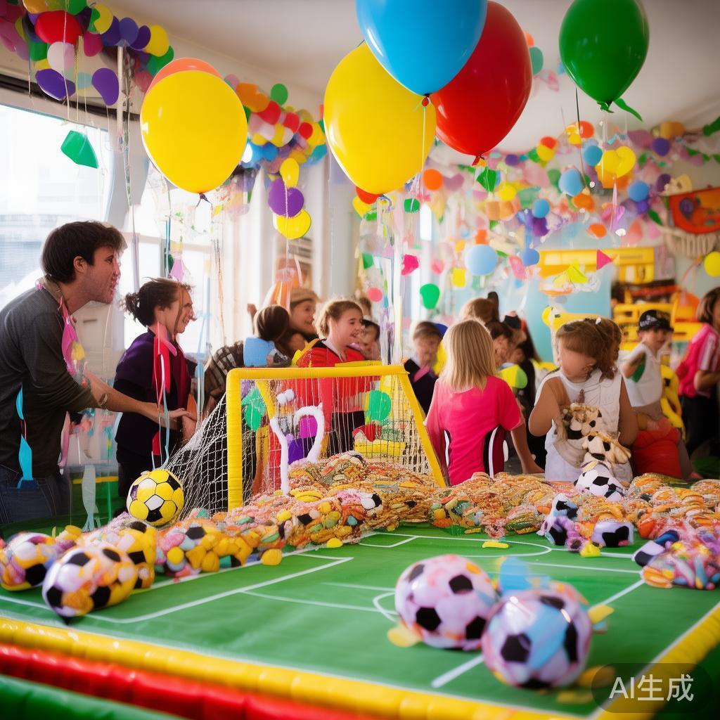 一场成功的足球糖果派对，离不开合理的主题设计和丰富