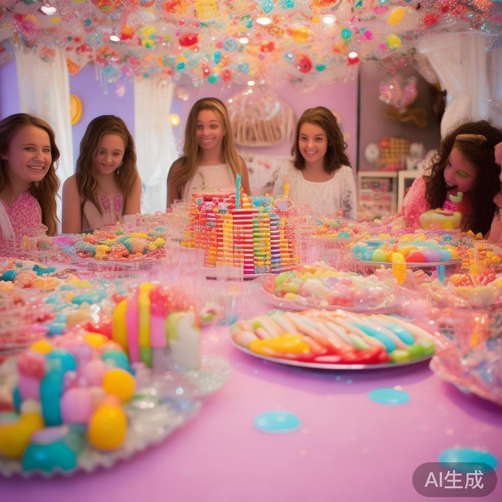 欢聚一堂:甜蜜糖果朋友派对的欢乐大聚会体验 在现代社会中,营造一个温馨而又充满趣味的聚会环境成