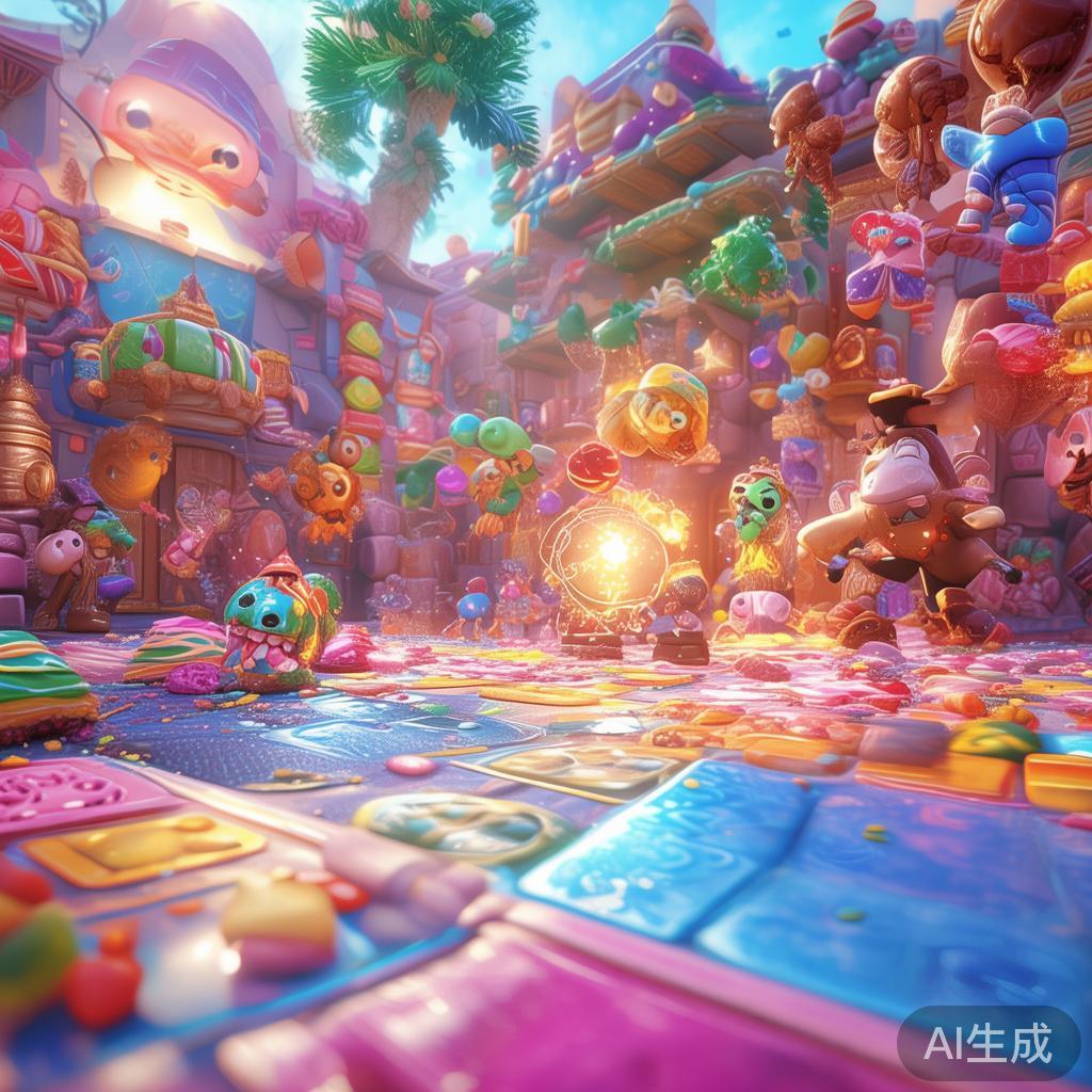 精彩糖果派对闯关大挑战:开启甜蜜冒险之旅,赢取丰厚奖励 与此同时,丰富的糖果角色和道具也为游戏增添了许多乐